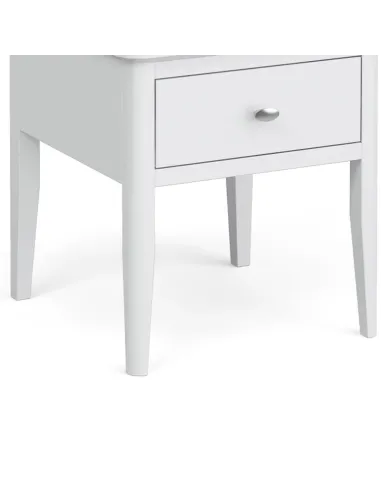 Ferndale Lamp Table - White