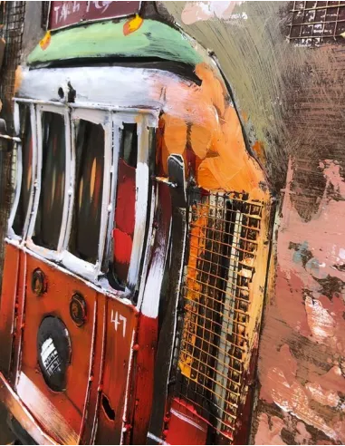 3D Metal and Wood Wall Picture - FAM-0117 - 80X80 CM