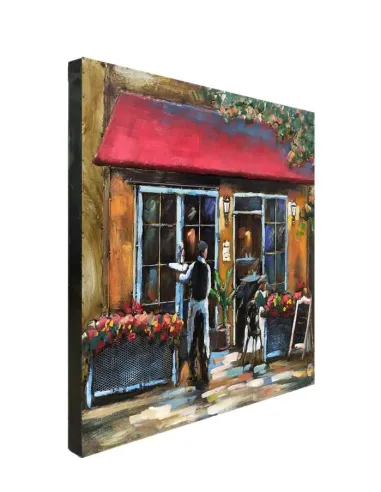 3D Metal and Wood Wall Décor L19T18 - 80X80 CM