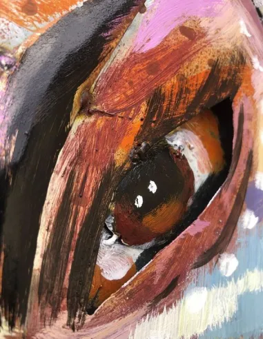 3D Metal and Wood Wall Picture FAM-2434 - 60X90 CM