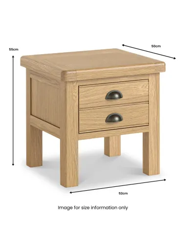 Gia Lamp Table - Oak