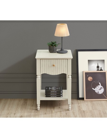 Ritz Lamp Table - Cream