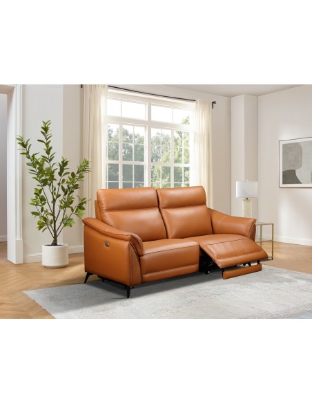 Porto 3 Seater Sofa - Light Brown