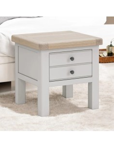 Marbury Lamp Table - Light Grey