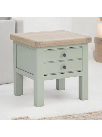 Salcombe Lamp Table - Sage