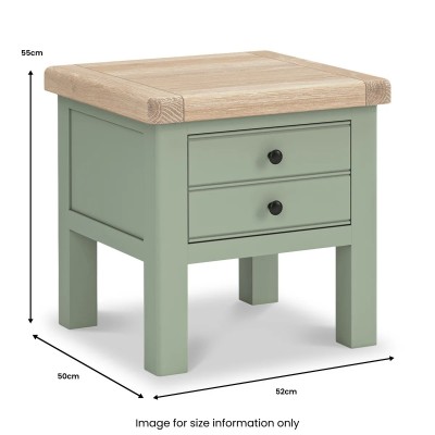 Marbury Lamp Table - Sage