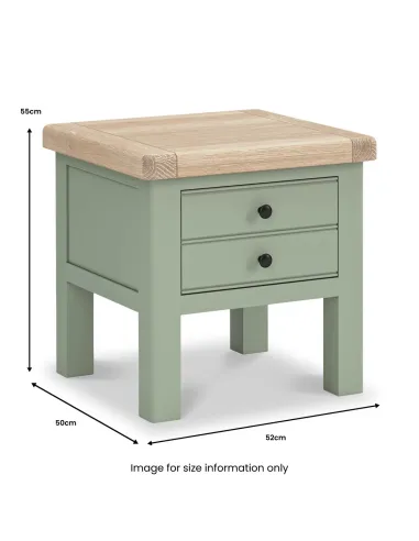 Marbury Lamp Table - Sage