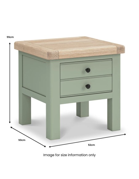 Marbury Lamp Table - Sage