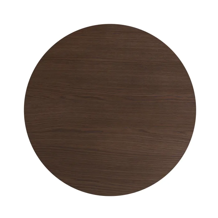 Haiden Round Side Table - Dark Oak