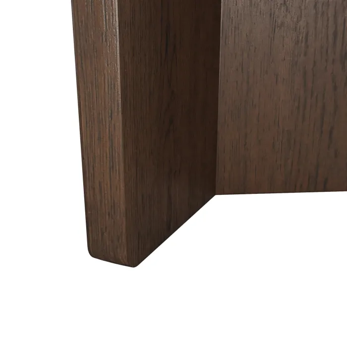 Haiden Round Side Table - Dark Oak