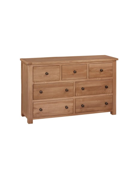 Siena 3+3 Drawer Wide Chest - Oak
