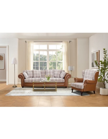Imperial 4 Seater Sofa - Brown