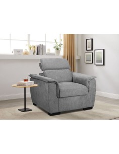 Malta 1 Seater Sofa - Grey