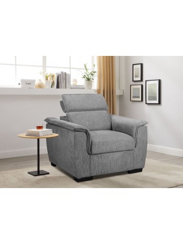 Malta One Seater Sofa - Grey