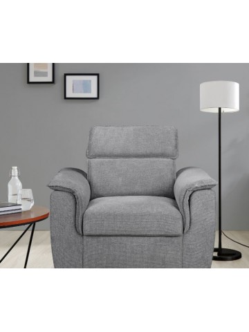 Malta One Seater Sofa - Grey