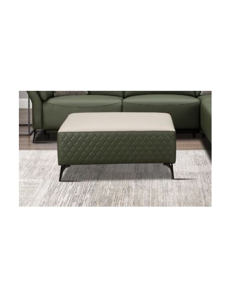 Milan Ottoman - Forest Green