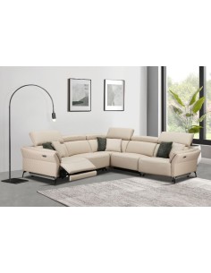 Milan Electric Corner Suite - Cream