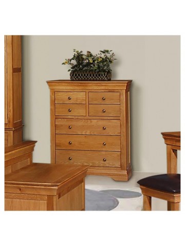 Delta Oak 3+4 Drawer Tall...