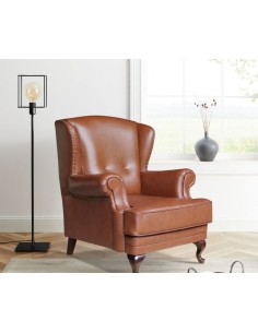 Miami Wingchair - Dark Brown