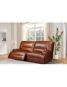 Miami 3 Seater Sofa - Dark Brown
