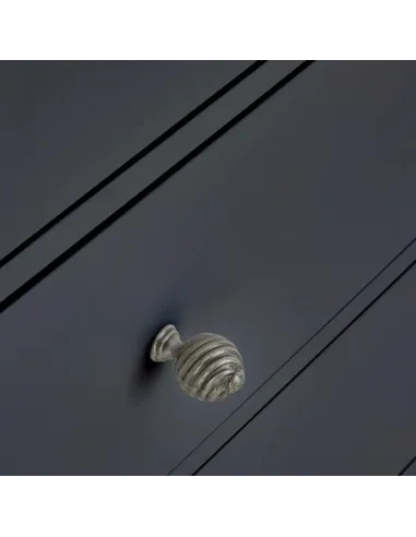 Weston 2 Over 4 Drawer Chest - Charcoal