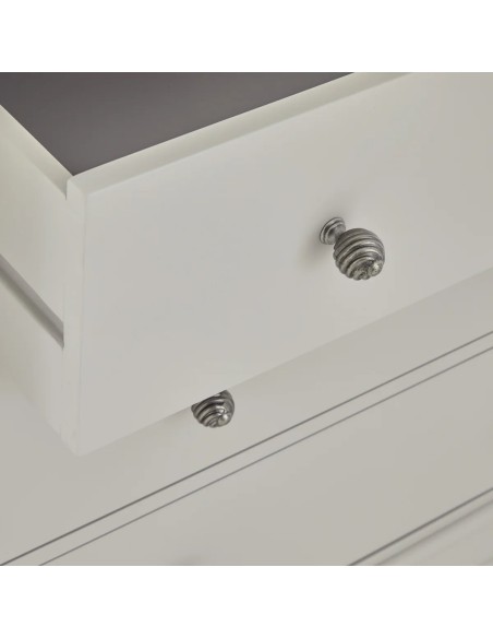 Weston 2 Over 3 Drawer Chest - Light Grey
