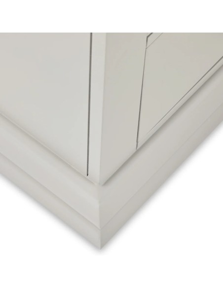 Weston 2 Over 3 Drawer Chest - Light Grey