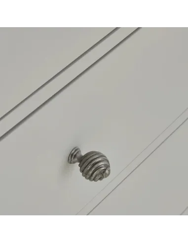 Weston 2 Over 3 Drawer Chest - Light Grey