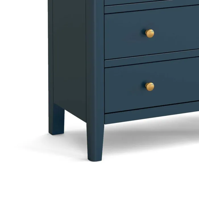 Olive 2 Over 3 Drawer Chest - Blue