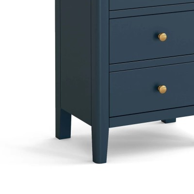Olive Tall Boy Chest - Blue