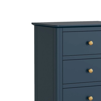 Olive Tall Boy Chest - Blue