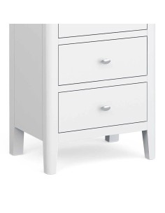 Ferndale Tall Boy Chest - White 2