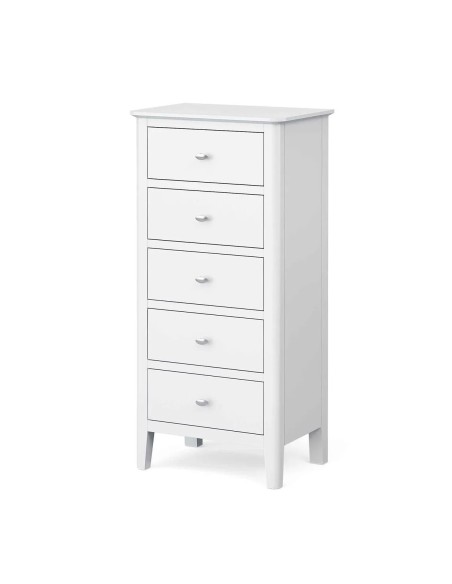 Ferndale Tall Boy Chest - White