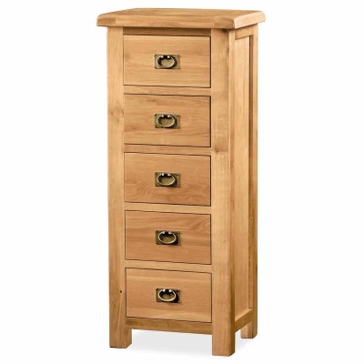 Astoria Tall Boy Chest - Warm Wax