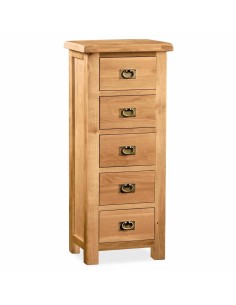 Astoria Tall Boy Chest - Warm Wax