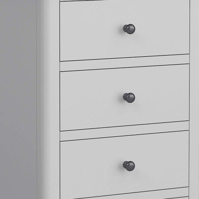 Marcus Tall Boy Chest - Grey