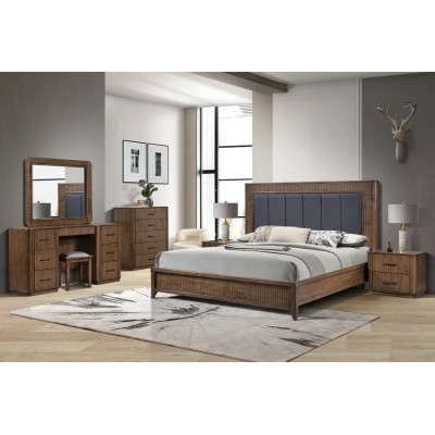 Vienna 5 Drawer Chest - Walnut
