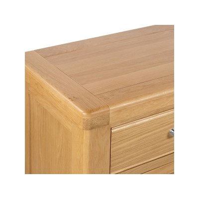 Gia Tall Boy Chest - Oak