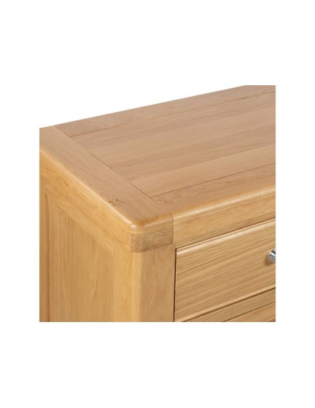 Gia Tall Boy Chest - Oak