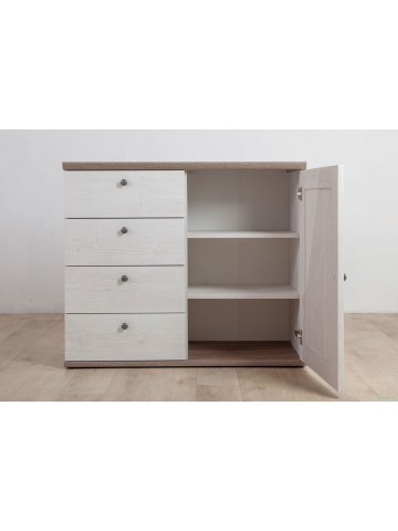 Capri 1 Door 4 Drawer Chest