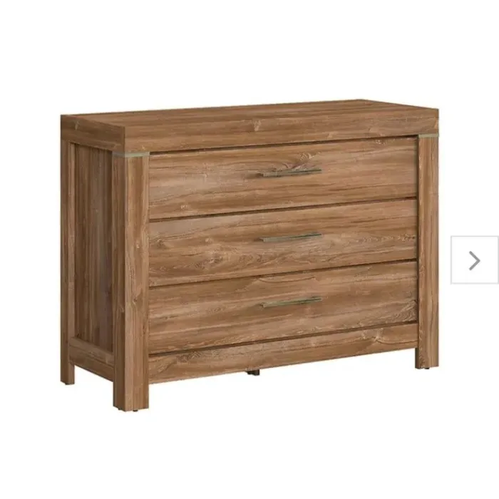 Marlborough 3 Drawer Chest - Stirling Oak
