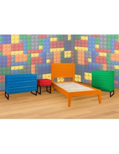 Blox 4 Drawer Chest - Green 2