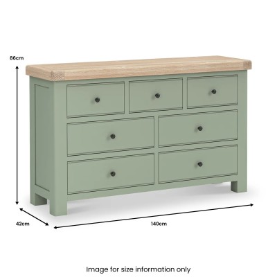 Marbury 3 + 4 Drawer Chest - Sage