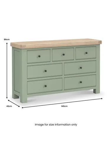 Marbury 3 + 4 Drawer Chest - Sage