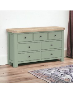 Marbury 3 + 4 Drawer Chest - Sage
