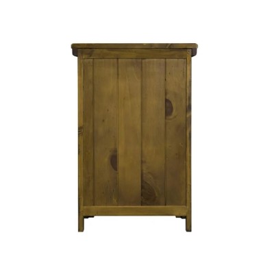 London 3 Drawer Bedside Locker - Dark Woodgrain