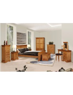 Delta 2 Drawer Bedside Locker - Oak 2