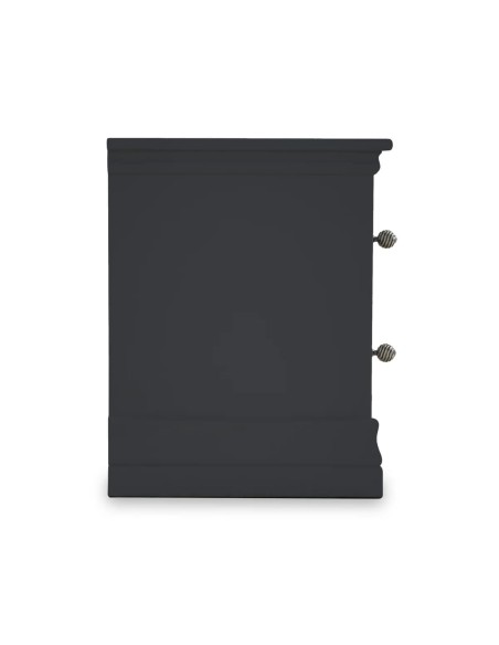 Weston Narrow Bedside Locker - Charcoal