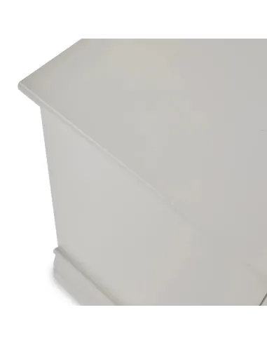 Weston 2 Drawer Bedside Locker - Light Grey