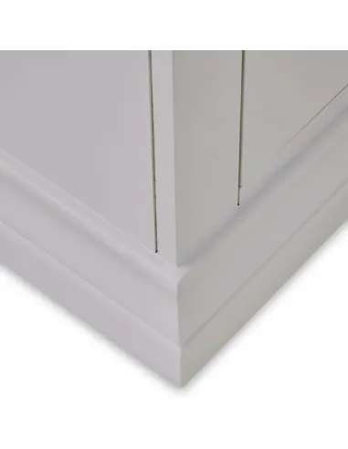 Weston 2 Drawer Bedside Locker - Light Grey